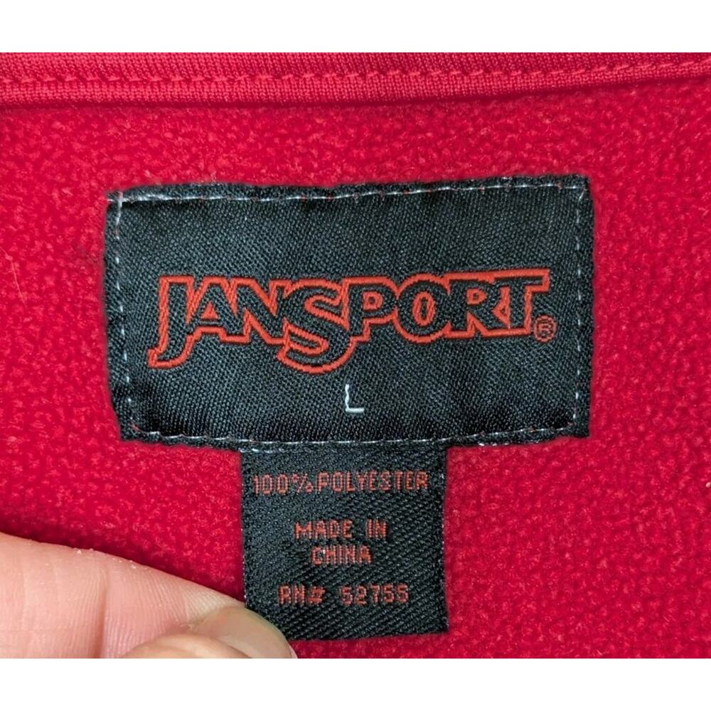 VINTAGE Jansport University Of Wisconsin Badgers Full Zip Jacket Womens Large - Picture 4 of 8